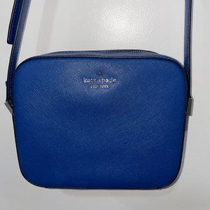 Kate Spade New York Pink Leather Cammie Newbury Lane Zip Crossbody Bag